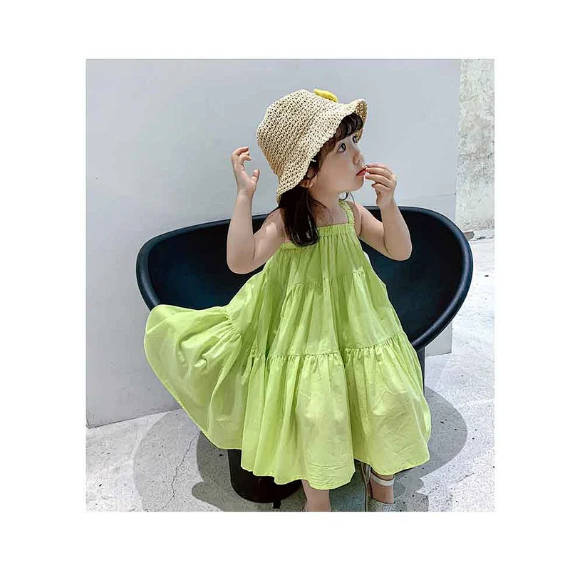 Latest kids big dress fashion kids dress clothes children girls dress in kids long dress