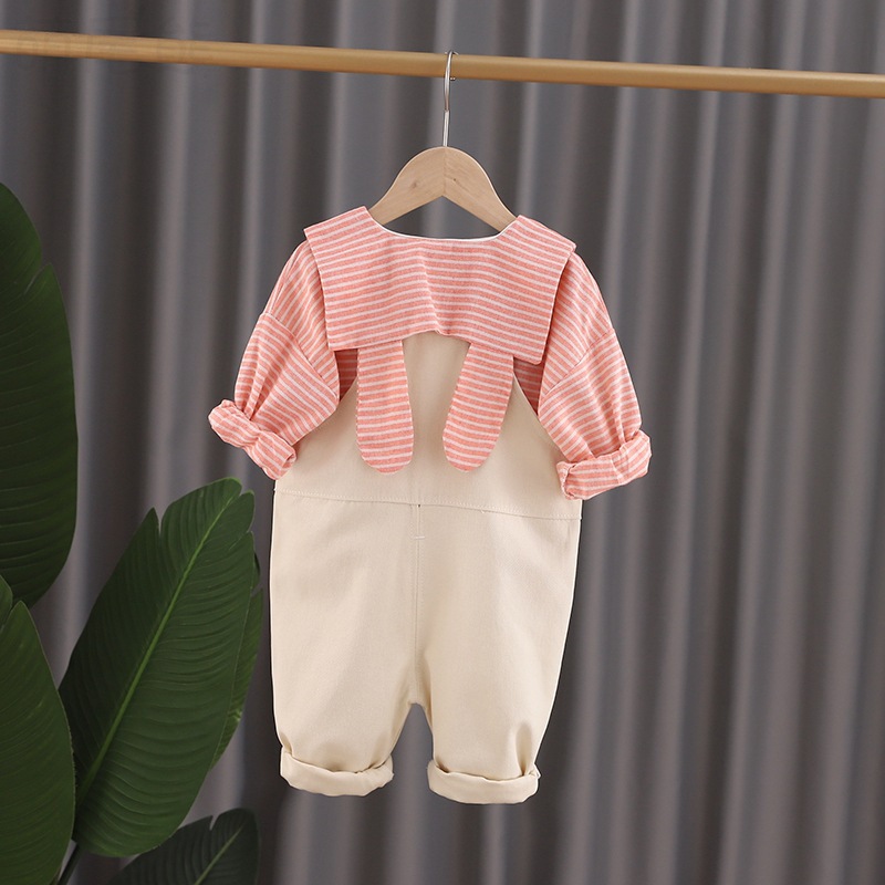 Girls Autumn Overalls Set