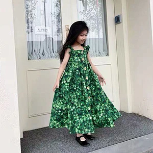 Clover girls fancy dresses kids toddler fairy dress kids girls birthday kids dress
