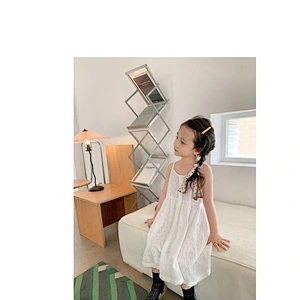 wholesale dresses kids solid color dress girl kids