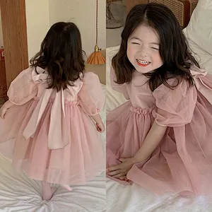 high quality kids clothes wear baby girl dress cotton design dresses for kids