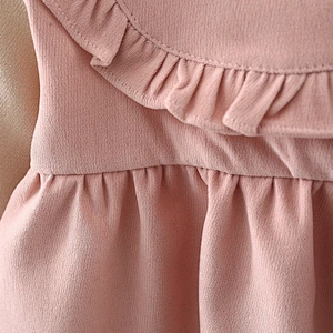Long sleeve baby girls autumn dress girls kids dress for autumn 2022
