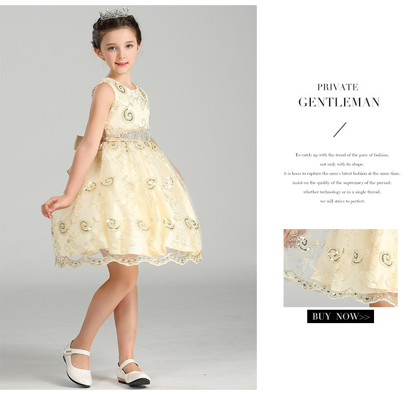 kid grown party dress