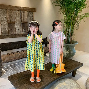 New Fashion dress for kids wholesale kids flower girl dresses