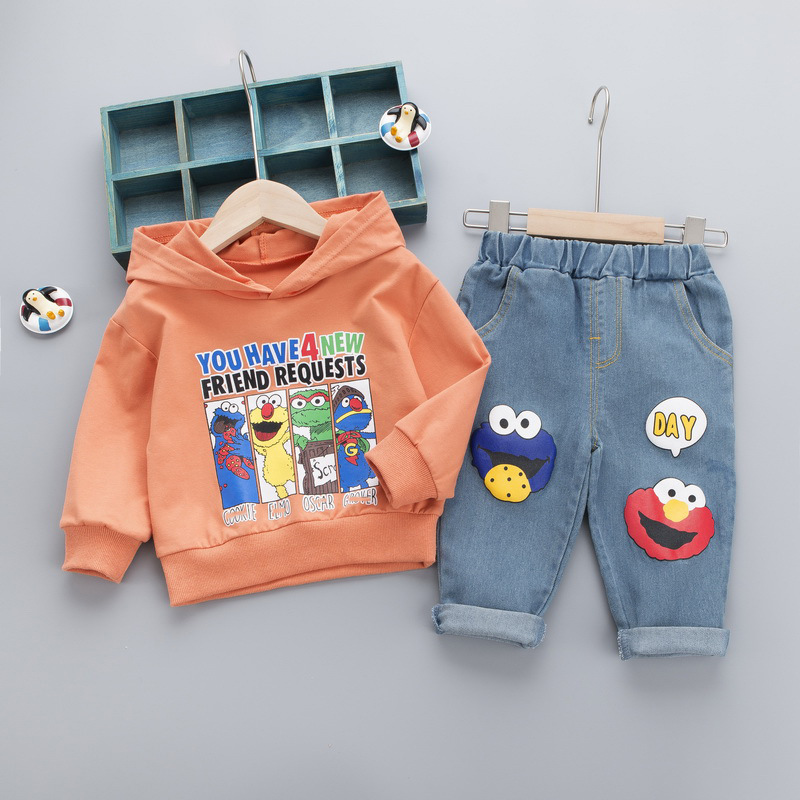 Korean style kids sport wear set