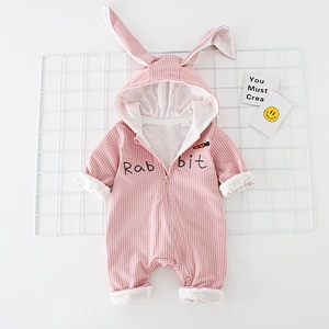 Autumn romper ,Long sleeve baby romper, Hooded Romper,100% cotton romper