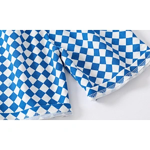 summer pants kids checkerboard style pants for boys kids
