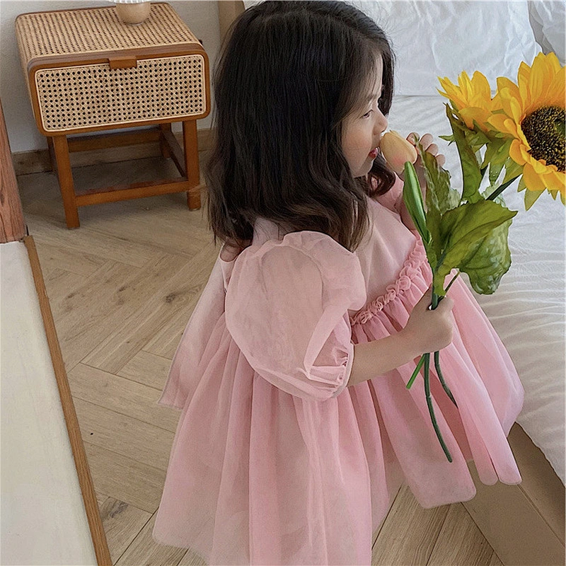 high quality kids clothes wear baby girl dress cotton design dresses for kids