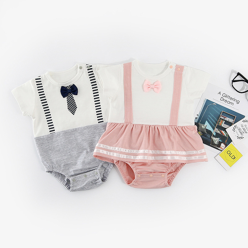 lovely pink color romper for baby girls