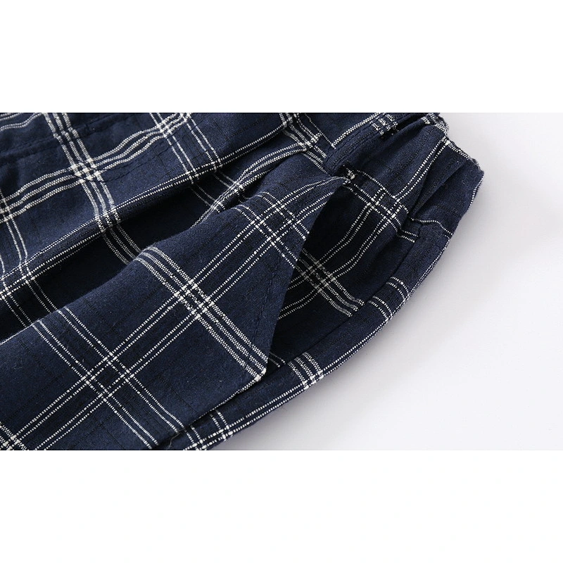 Fashion design checker kids pants boy kids pants for baby kids
