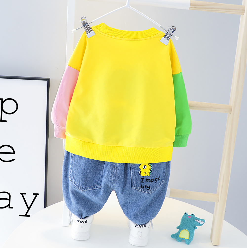 Cartoon Dinosaur 1-5Year Boys Clothing Sets