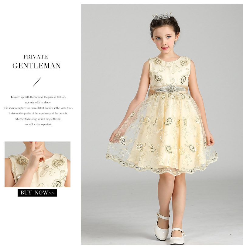 kid grown party dress