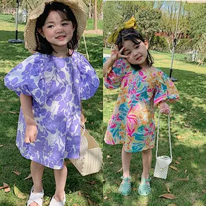 Kids good flower girl dress for kids summer spring vintage dress for kids