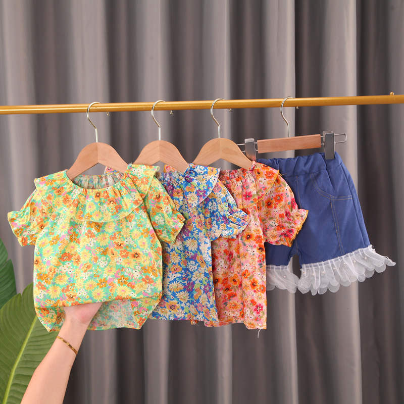 baby girls floral set