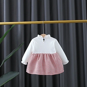 spring and autumn dress for new born baby girl autumn baby dress