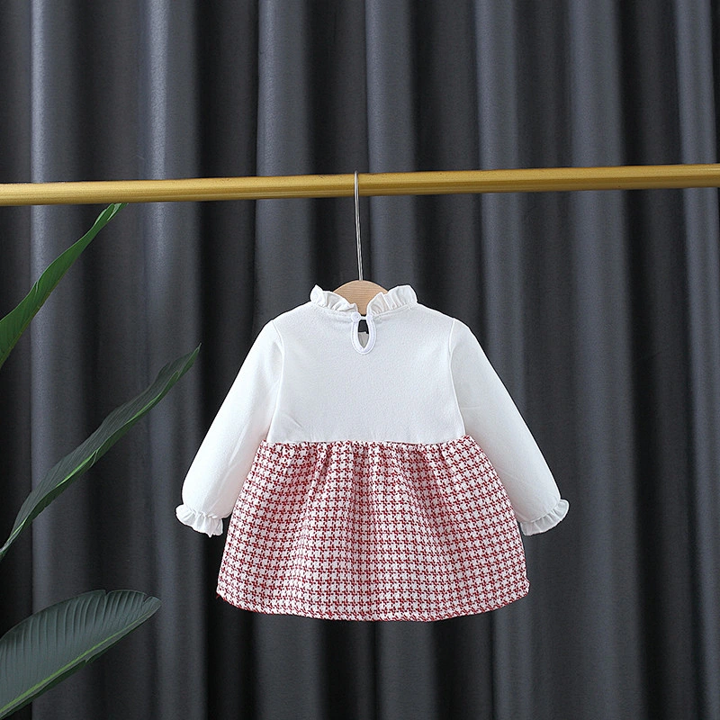 spring and autumn dress for new born baby girl autumn baby dress