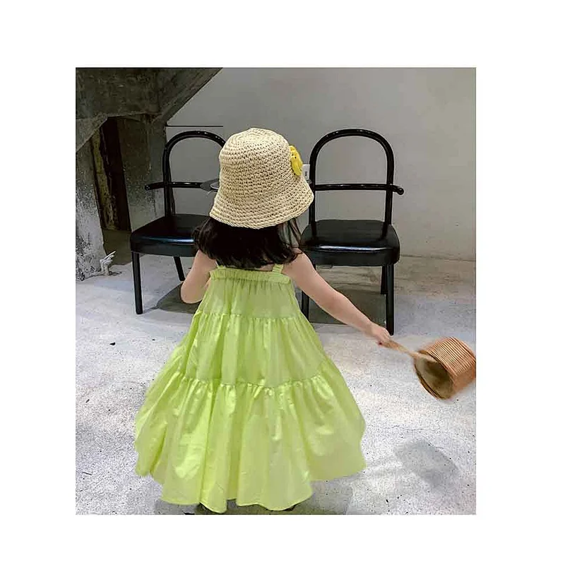 Latest kids big dress fashion kids dress clothes children girls dress in kids long dress