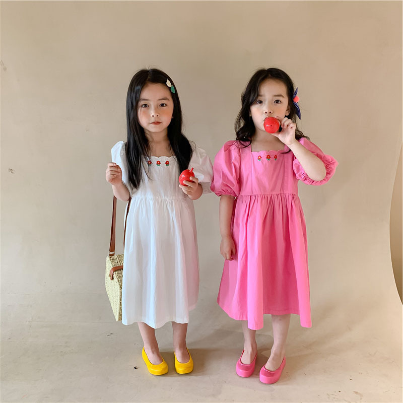 kids girls dress korean