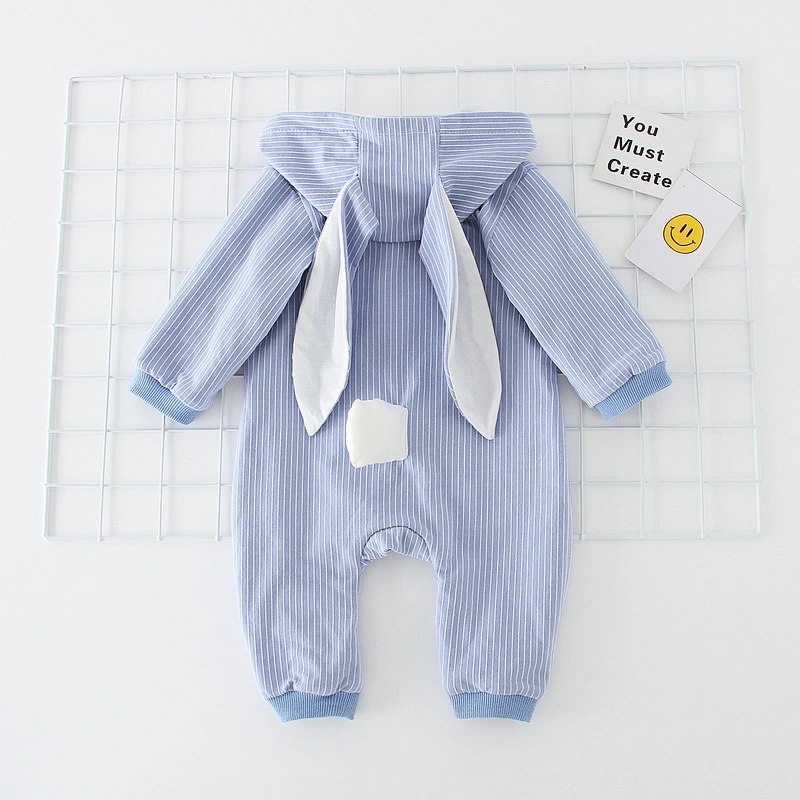 Autumn romper ,Long sleeve baby romper, Hooded Romper,100% cotton romper