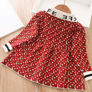 winter fashion dress winter dress for baby girls casual winter dresses