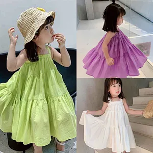 Latest kids big dress fashion kids dress clothes children girls dress in kids long dress