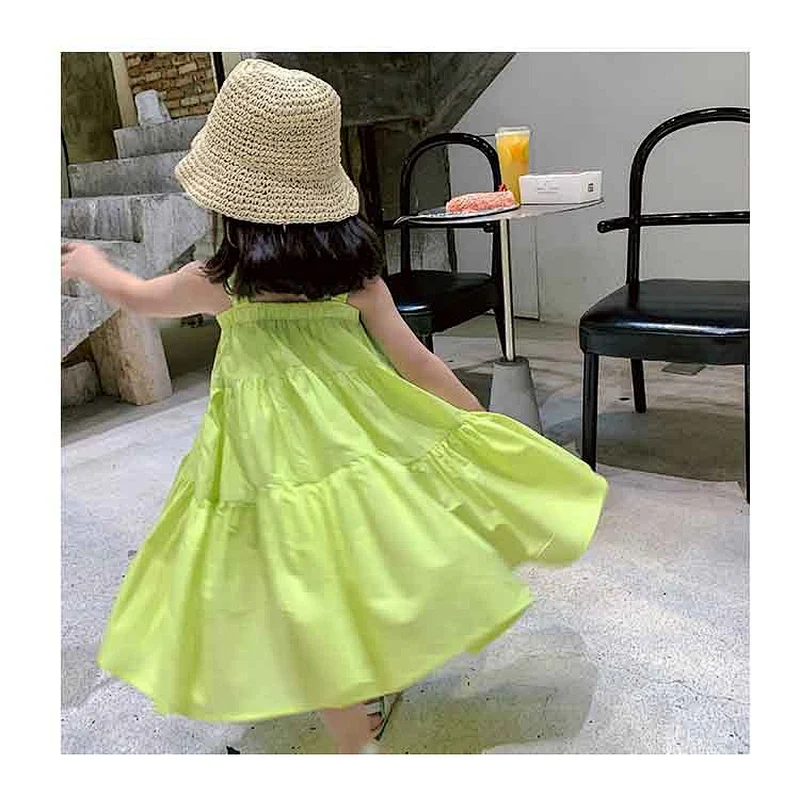 Latest kids big dress fashion kids dress clothes children girls dress in kids long dress