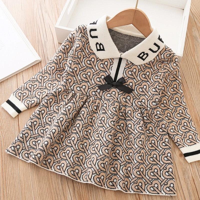winter fashion dress winter dress for baby girls casual winter dresses