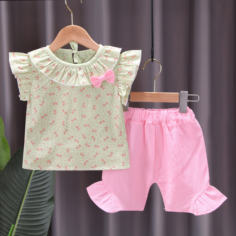 New Girl Baby Child Two-piece Suit