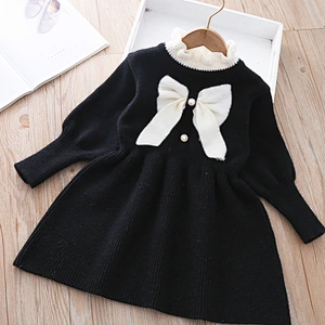 baby winter dress winter fashion dress autumn winter long dress woolen winter dresses