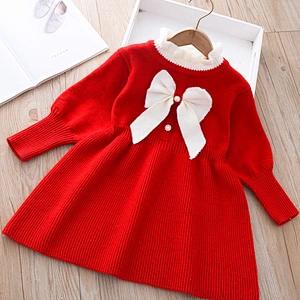 baby winter dress winter fashion dress autumn winter long dress woolen winter dresses