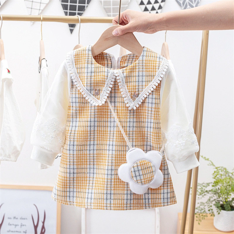 girls clothing dresses autumn long sleeves dress for kids autumn