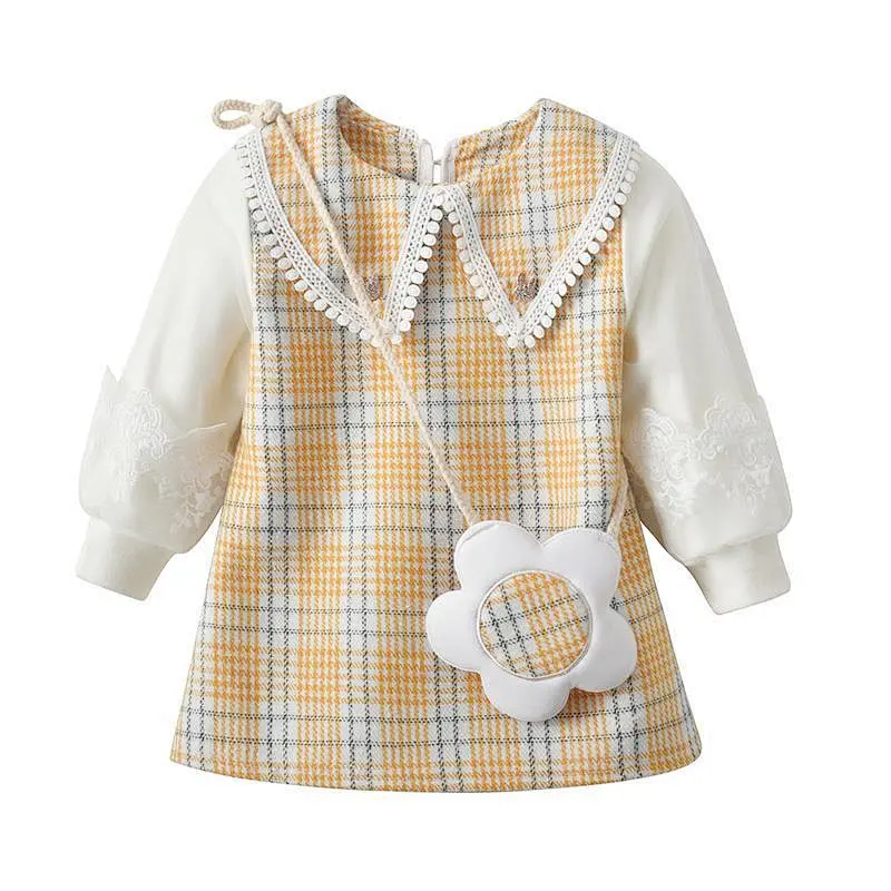 girls clothing dresses autumn long sleeves dress for kids autumn
