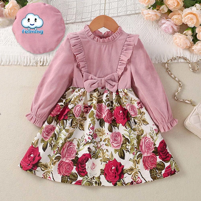 flower girls dresses full sleeve dress for little girl girls dress set