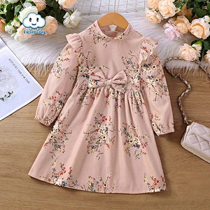 girl child dress cotton girl dress floral casual dresses for teen girls