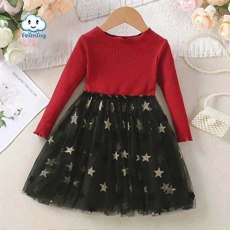 little girl sweater dress kids girl children korean dress for girls