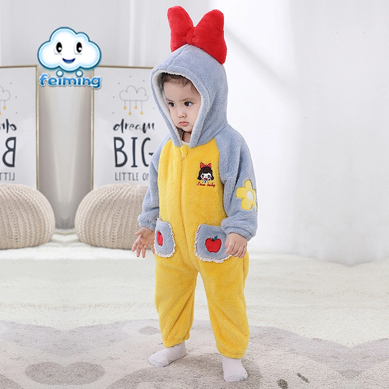 baby winter romper soft baby cotton romper infant clothes plain baby rompers