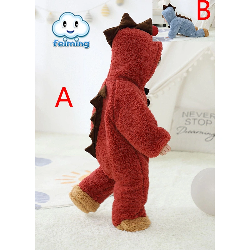 animal winter baby rompers winter knitted baby romper