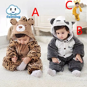 romper boy baby winter warm romper winter full body romper