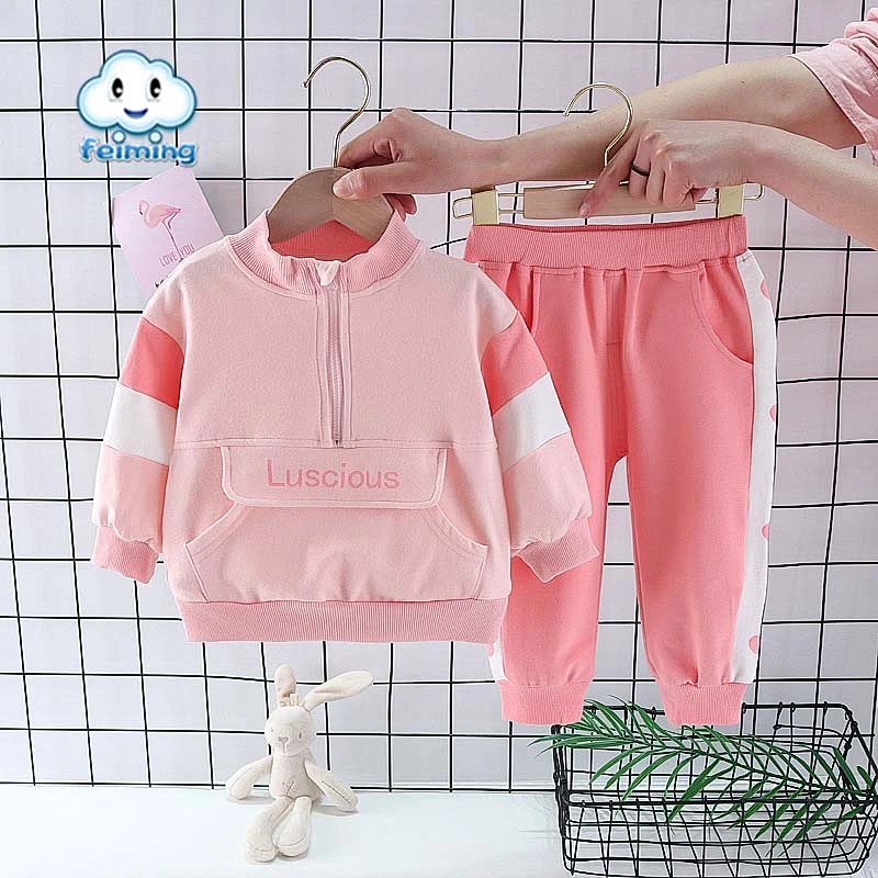 baby girl cotton long sleeve set clothes