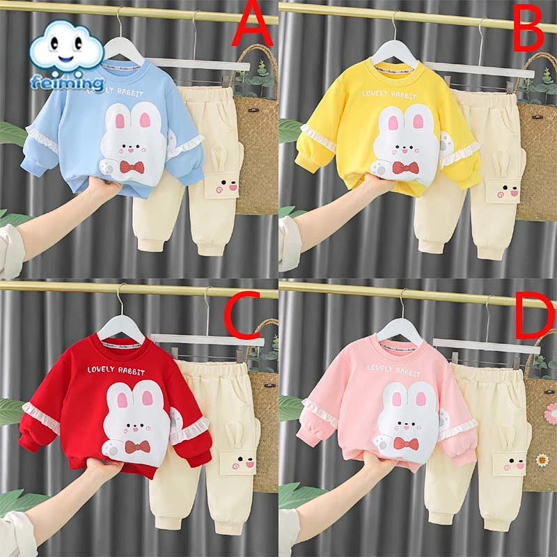 kids girls clothing sets long sleeve baby girls' clothing sets