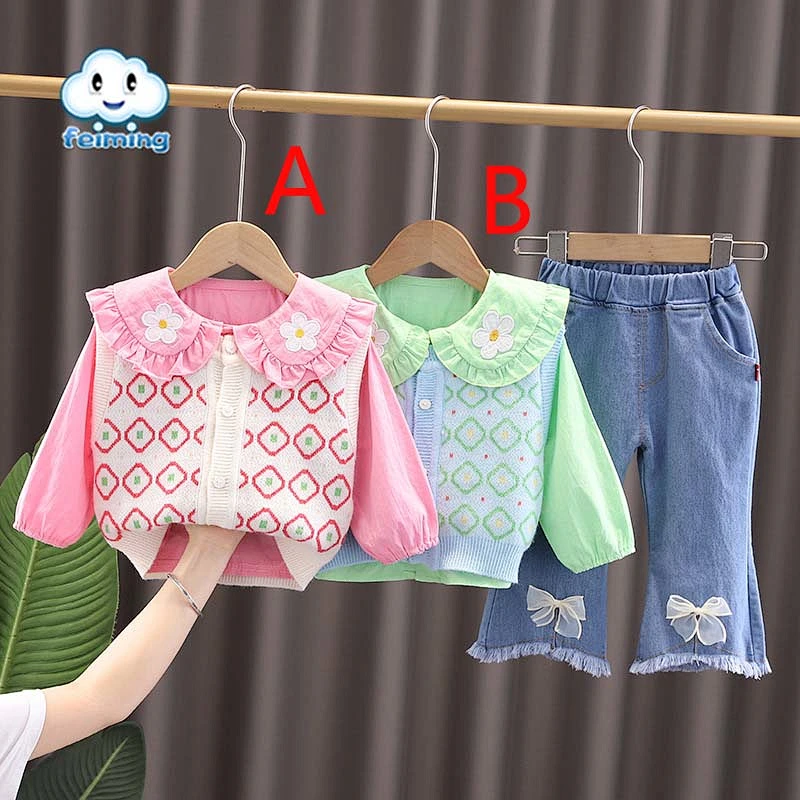 3pcs set clothes for baby girls' clothing sets baby clothes sets clothing