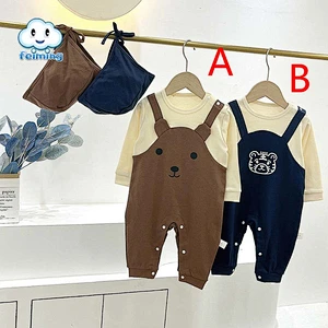 autumn baby romper set korean style baby romper