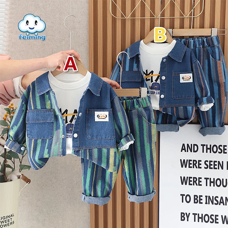 baby boy 3 piece set clothes