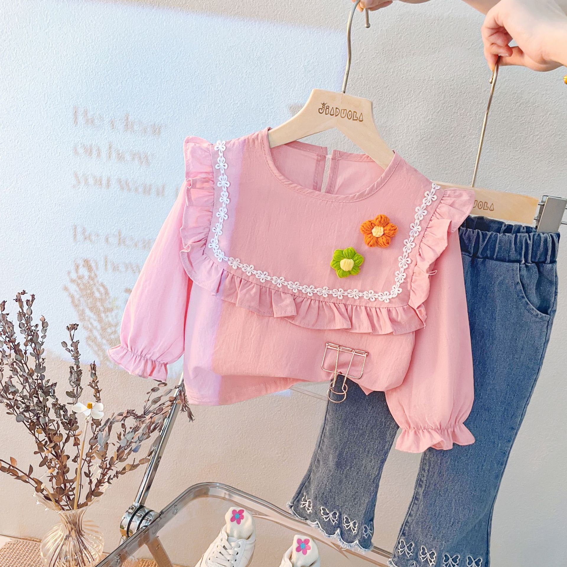 baby girl long sleeve clothes set