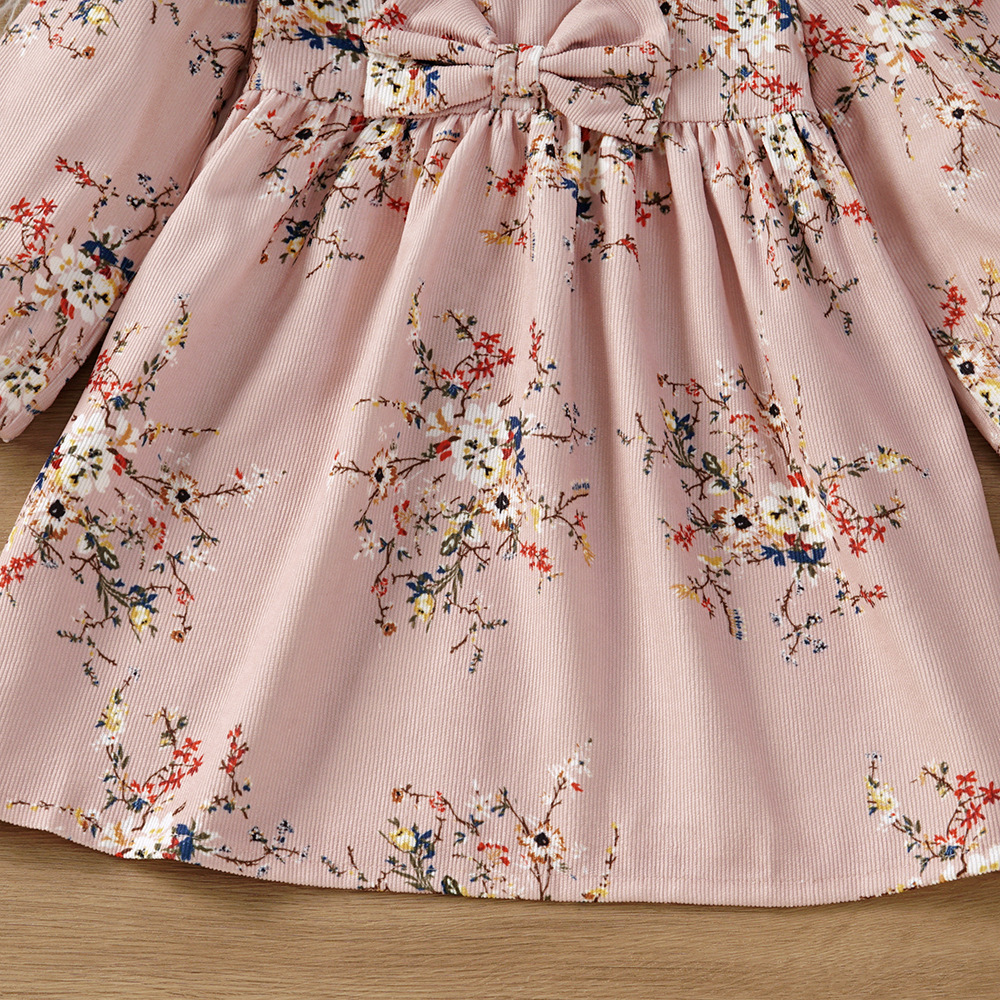 cotton girl dress floral