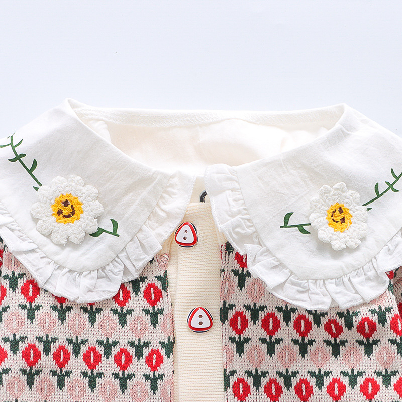knitted baby clothes set