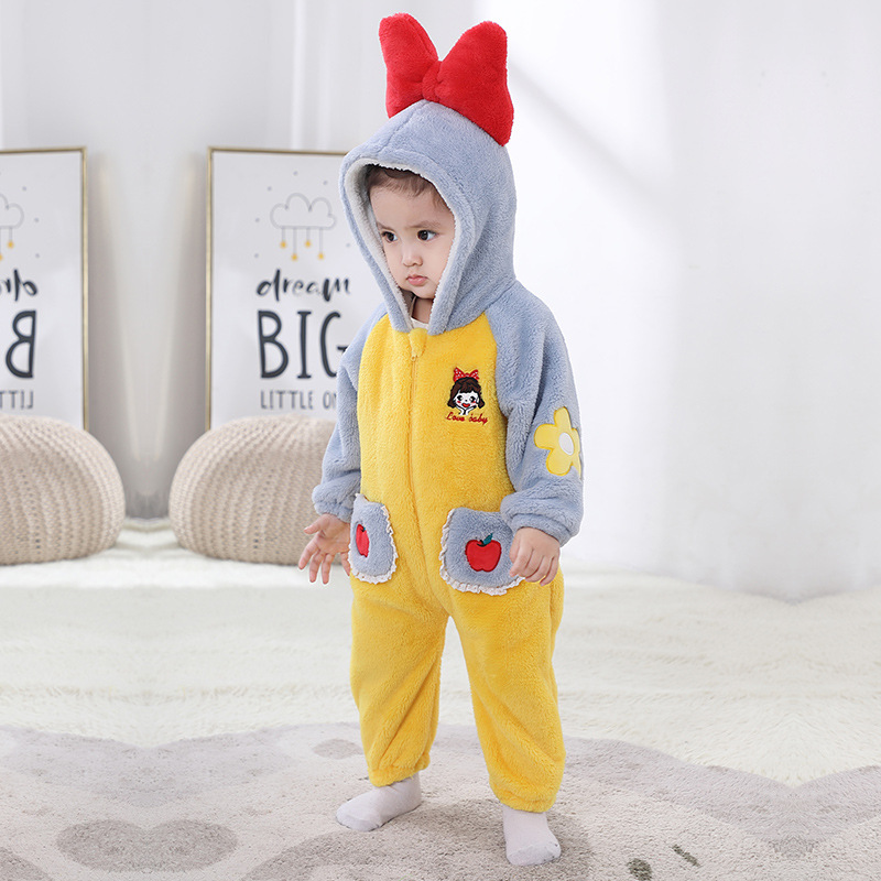 baby winter romper soft baby cotton romper infant clothes plain baby rompers toddler boy clothes
