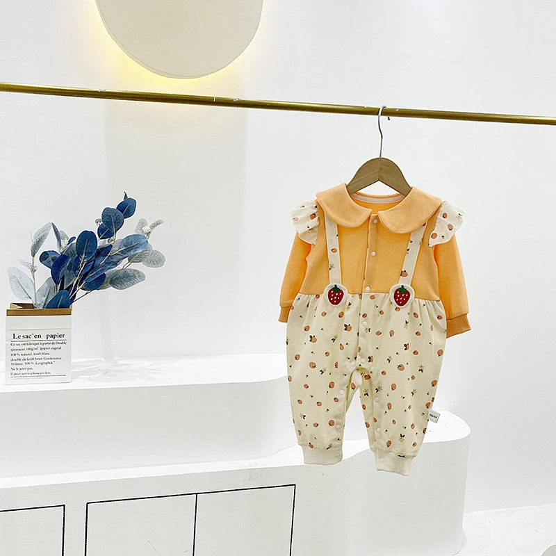 new born baby boy rompers baby romper beige