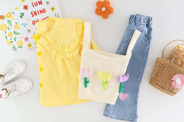 baby girl set clothes 3pcs