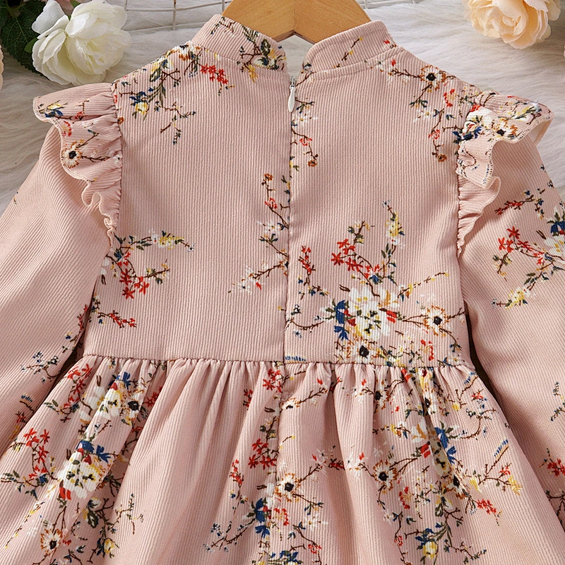 girl child dress cotton girl dress floral casual dresses for teen girls